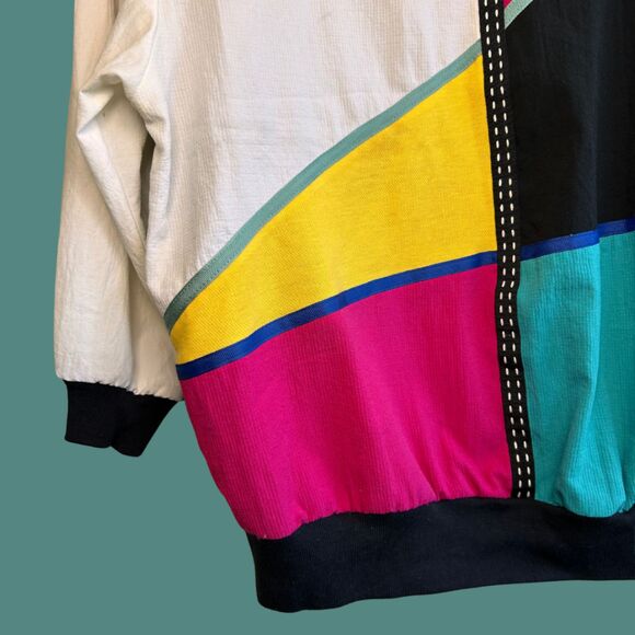 Vintage Teddi Lightweight Colorblock Shirt - Picture 3 of 9